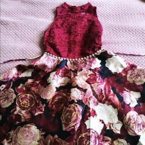 Cute floral kids dress